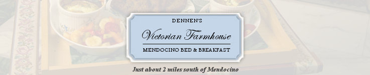 A Mendocino Inn, Dennen�s Victorian Farmhouse is the model for Kinkade�s Home is Where the Heart Is II