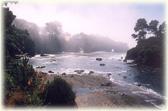 Tidal pools opposite Mendocino�s Dennen�s Victorian Farmhouse 