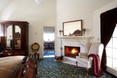 Mendocino Coast B&B - Victorian Suite fireplace