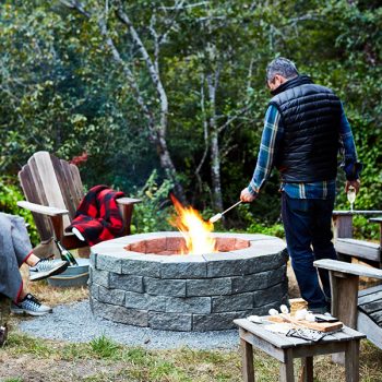 Places to Stay in Mendocino - Firepit at Dennen's Victorian Farmhouse