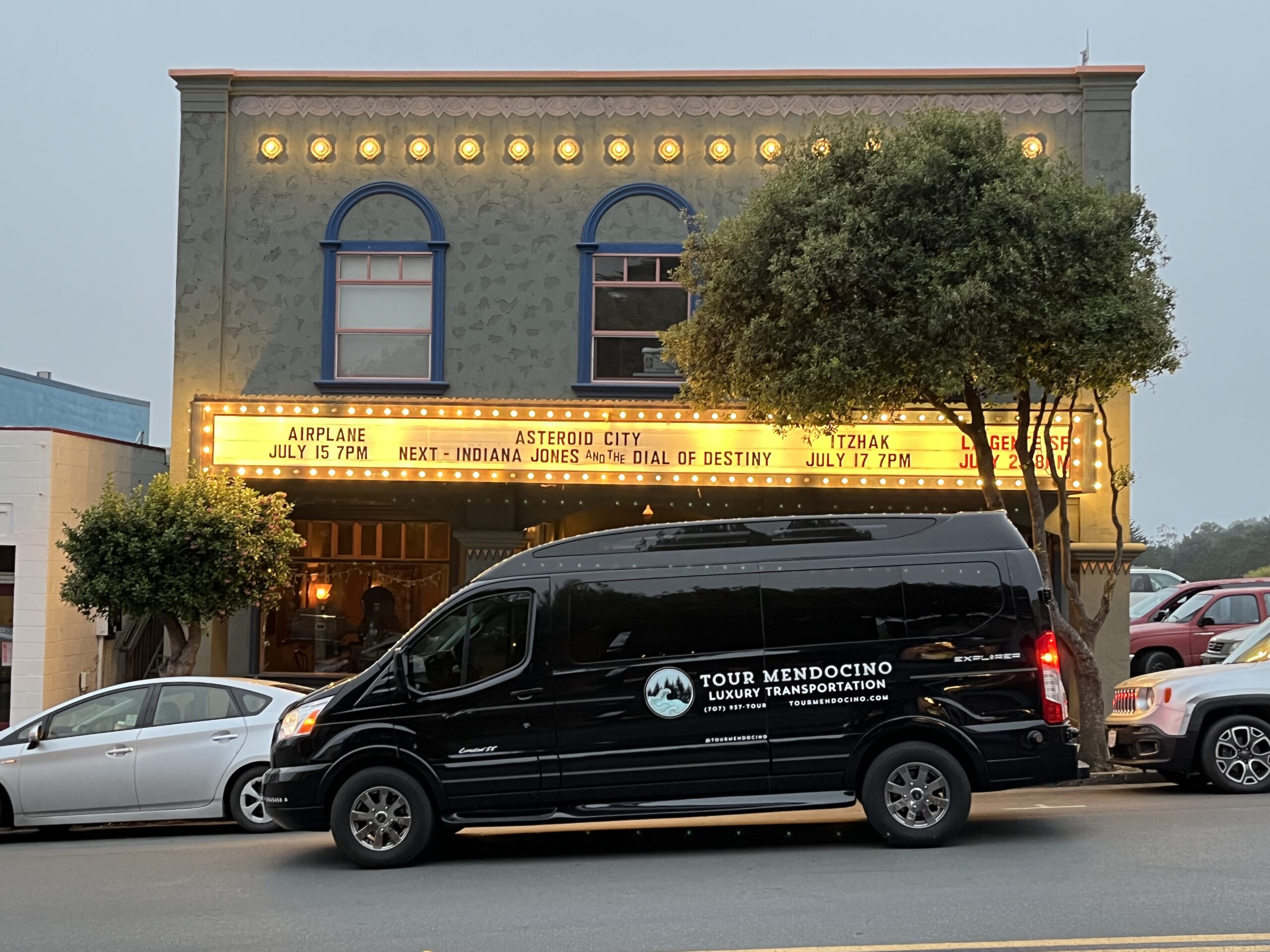 Tour Mendocino van